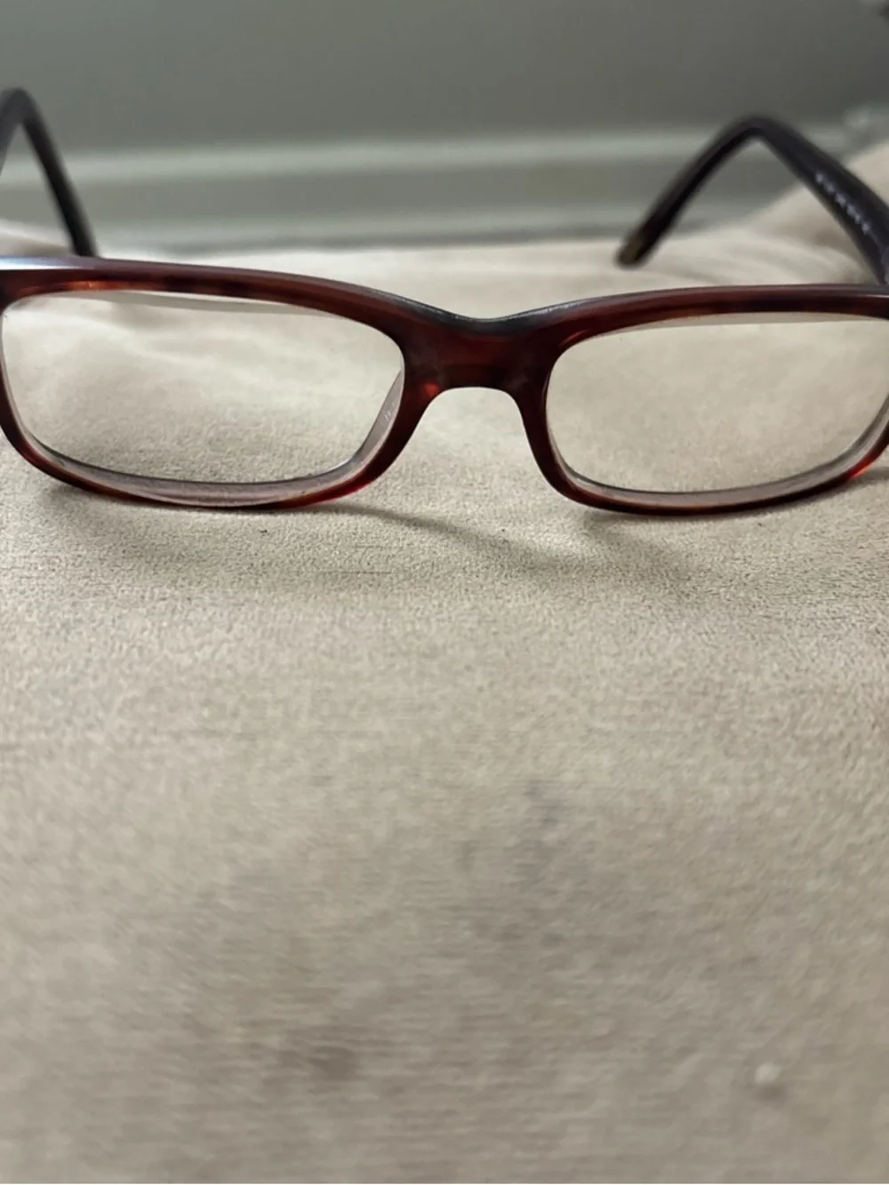 Ray-Ban Rectangular Glasses in Dark Tortoiseshell Brown